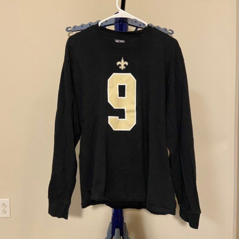 Men's large long sleeve Drew Brees tee